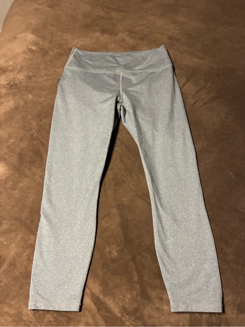Fabletics Light Gray Leggings size large